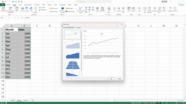 Excel Charts & Graphs: Master Class Excel Charts & Graphs – Screenshot 1