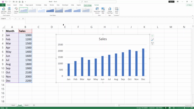 Excel Charts & Graphs: Master Class Excel Charts & Graphs – Screenshot 2