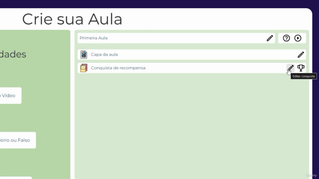 Passo a Passo para Usar o Criador de Aulas – Screenshot 2