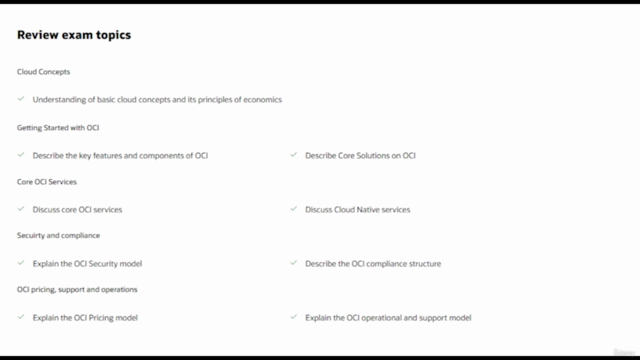OCI Foundations 2023 Associate Certification – Screenshot 4