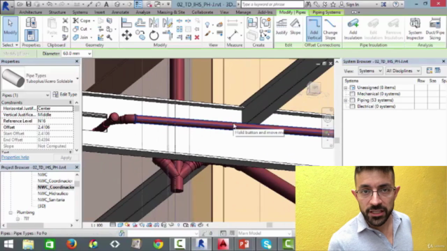 Revit Básico Hidrosanitario BIM (LOD200) – Screenshot 1