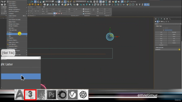 3ds Max'te Mutfak Modelleme & Render | Bölüm 1/2: Modelleme – Screenshot 1