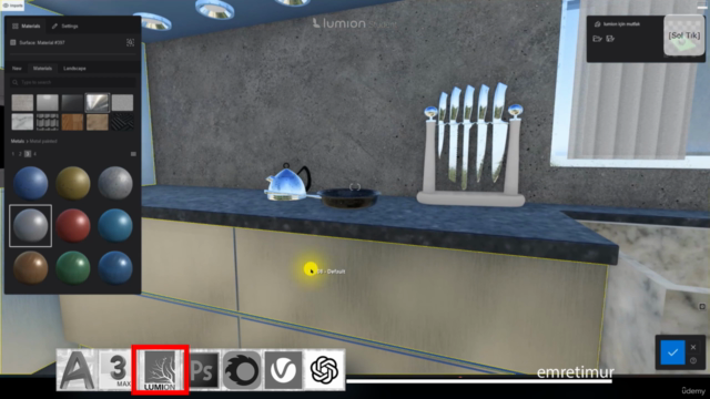3ds Max'te Mutfak Modelleme & Render | Bölüm 1/2: Modelleme – Screenshot 3