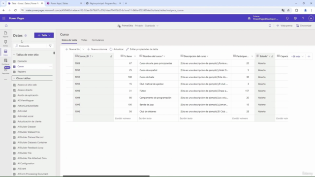 Power Pages - Curso Completo de Microsoft Power Pages – Screenshot 3