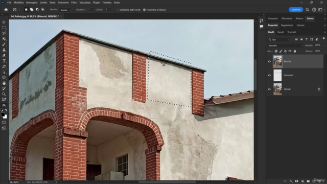 Architettura e Photoshop: restauro e modifica facciate – Screenshot 2