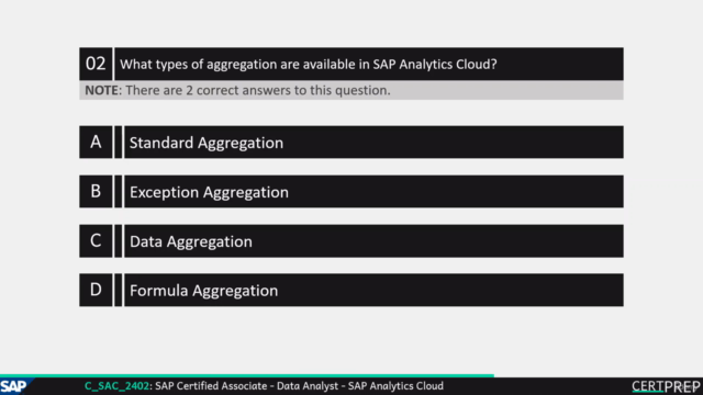 C_SAC_2402 - SAP Analytics Cloud | Exam Questions – Screenshot 1