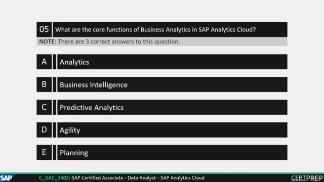 C_SAC_2402 - SAP Analytics Cloud | Exam Questions – Screenshot 3