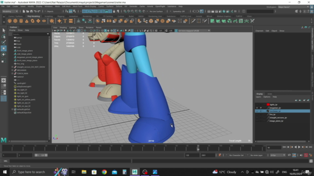 Creating Japanese Game Characters Megaman and Torch Man – Screenshot 2