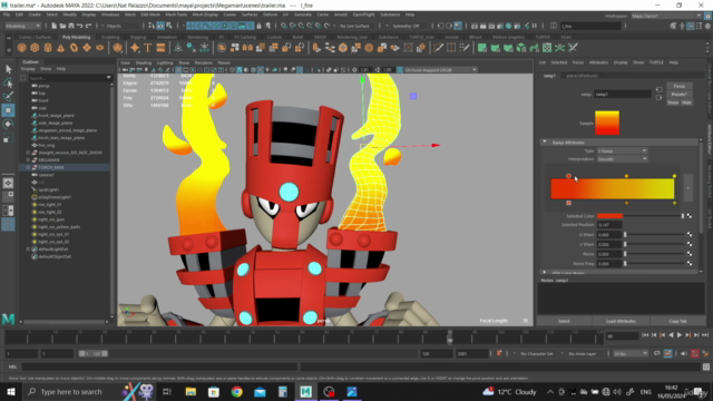 Creating Japanese Game Characters Megaman and Torch Man – Screenshot 3