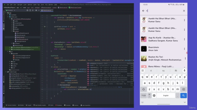 Android App Development : Build a Modern Music Player – Screenshot 4