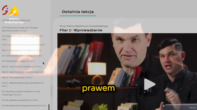 Dropshipping - Stwórz sklep online, E-commerce [7 w 1] – Screenshot 2