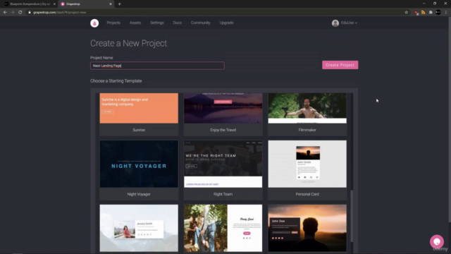 Kurs strona landing page na szybko – bez kodowania – Screenshot 1