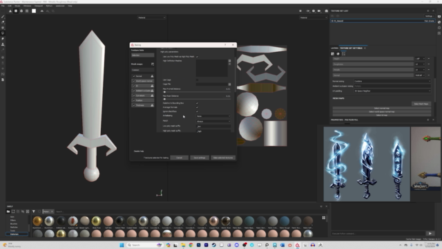 Unreal Engine 5 - 3D Game Art Fantasy Swords - Niagara VFX – Screenshot 3
