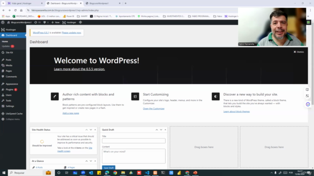 WordPress para Iniciantes: Criando seu Primeiro Site – Screenshot 1