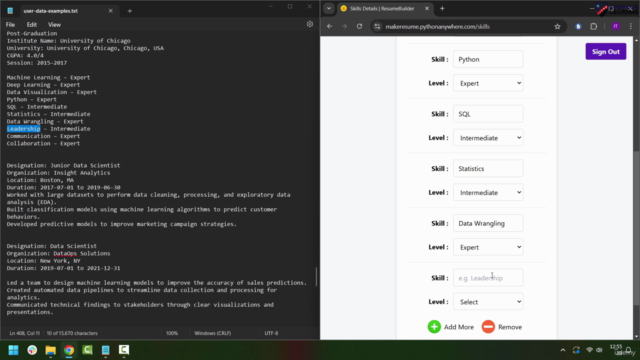 Build your own SaaS: Complete Resume Builder Web App | 2025 – Screenshot 1