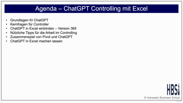 KI ChatGPT - Controlling mit Excel – Screenshot 1