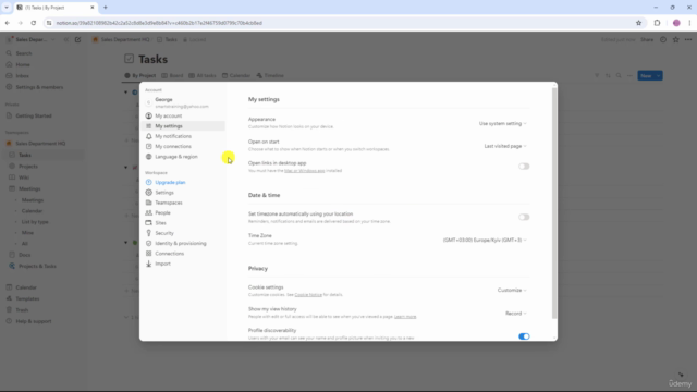 Notion for Project Management - The Ultimate Course – Screenshot 4