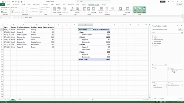 Microsoft Excel Pivot Tables: The Pivot Table Masterclass – Screenshot 2
