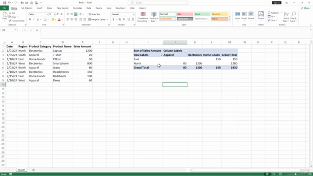 Microsoft Excel Pivot Tables: The Pivot Table Masterclass – Screenshot 3