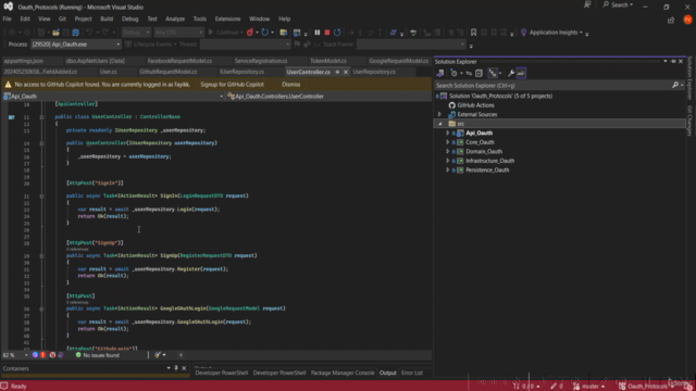JWT İle Google,Github,Facebook,OpenId Kullanıcı İşlemleri – Screenshot 1