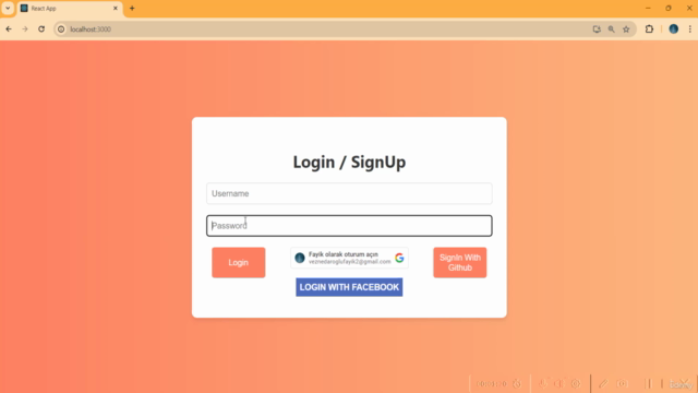 JWT İle Google,Github,Facebook,OpenId Kullanıcı İşlemleri – Screenshot 3