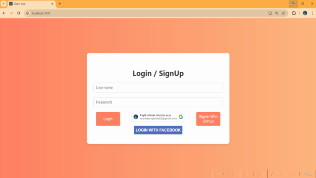 JWT İle Google,Github,Facebook,OpenId Kullanıcı İşlemleri – Screenshot 4