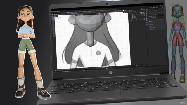 Criando Personagens com Blender – Screenshot 1