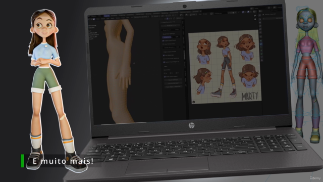Criando Personagens com Blender – Screenshot 3