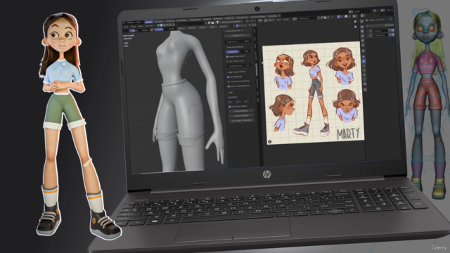 Criando Personagens com Blender – Screenshot 4