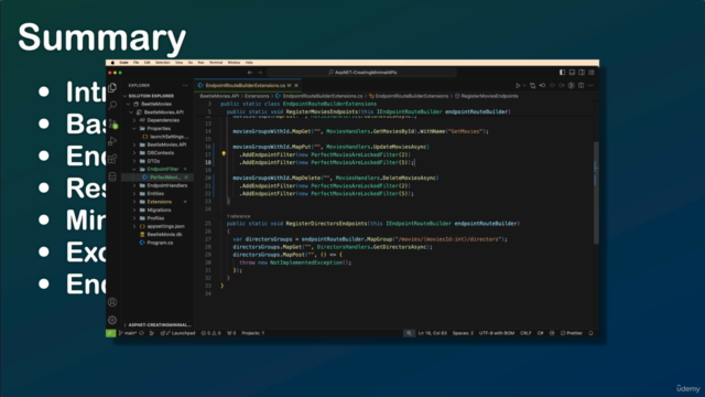 ASP.NET 8 - Creating Minimal APIs + EF Core 8 – Screenshot 2