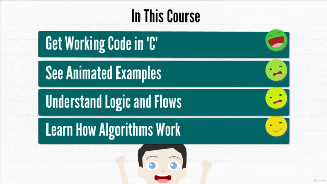Algorithms in C : Concepts, Examples, Code + Time Complexity – Screenshot 2