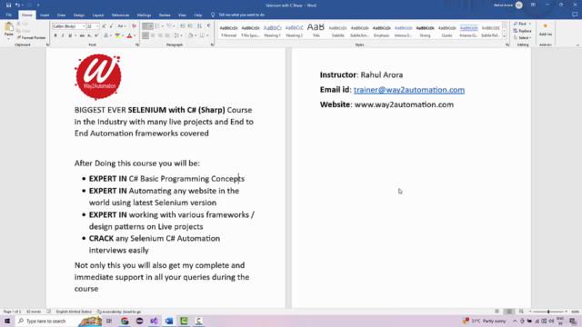 Selenium C# with SpecFlow & Live Projects (Basic + Advance) – Screenshot 1