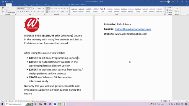 Selenium C# with SpecFlow & Live Projects (Basic + Advance) – Screenshot 2