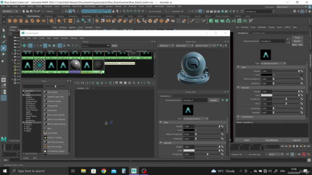 Modelling for Beginners in Maya 2022 – Screenshot 1