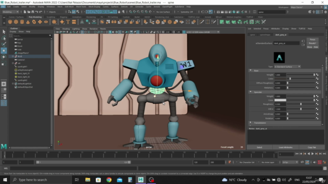 Modelling for Beginners in Maya 2022 – Screenshot 2