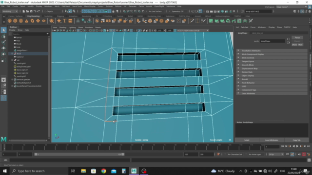 Modelling for Beginners in Maya 2022 – Screenshot 4