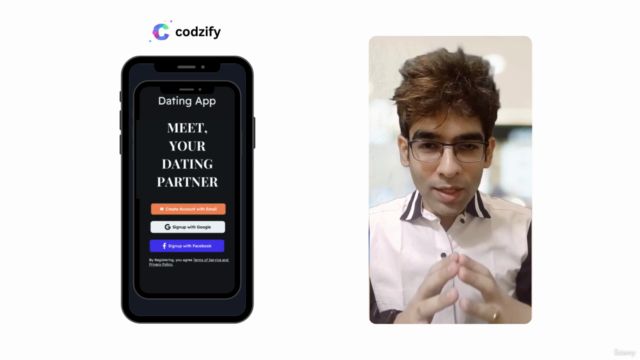 FlutterFlow Course: Basic to Advanced Dating App in Hindi – Screenshot 2