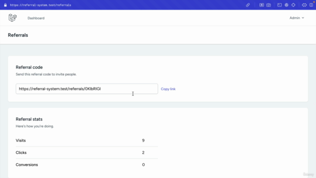 Let's Build a Referral System with Laravel – Screenshot 1