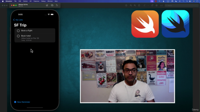Build Reminders App Clone Using SwiftData & SwiftUI – Screenshot 2