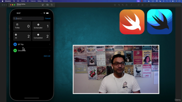 Build Reminders App Clone Using SwiftData & SwiftUI – Screenshot 3