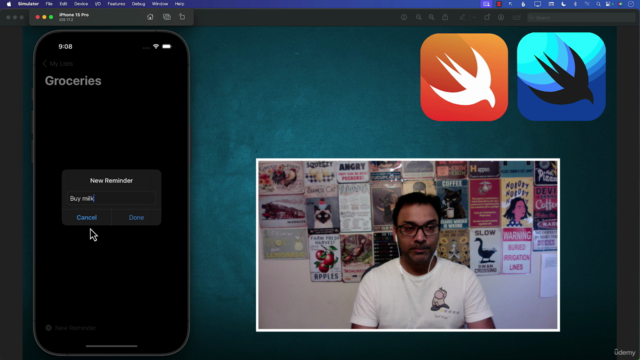 Build Reminders App Clone Using SwiftData & SwiftUI – Screenshot 4