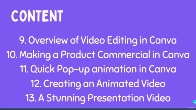 Canva Masterclass: Social Media, T-Shirt, Video Edit, Motion – Screenshot 2