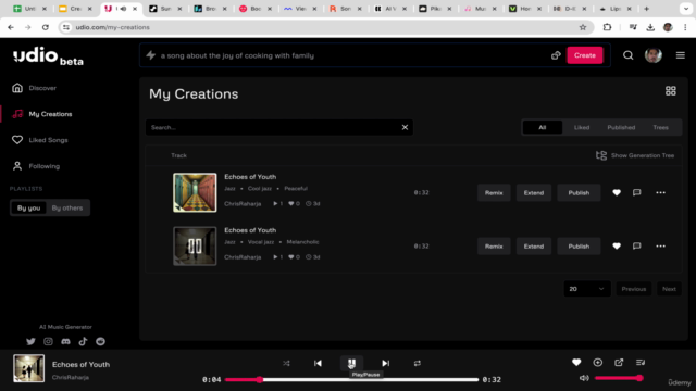 Creating Music, Song Lyrics & Videos with Generative AI – Screenshot 1
