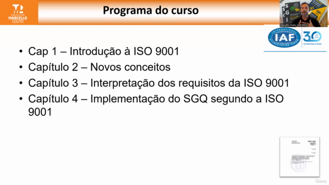 Interpretação e implementação da ISO 9001:2015 – Screenshot 4
