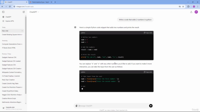 Learning ChatGPT from Scratch – Screenshot 2