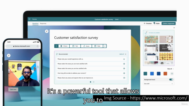 Microsoft Forms - A Step-by-Step Training Course – Screenshot 1