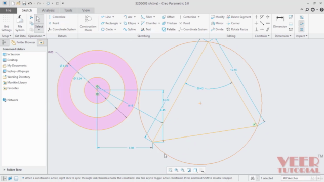 Pro Engineer Creo Fundamental 3D design course - Screenshot_02