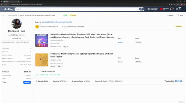 Build & Deploy Multi Ecommerce Website React Next.js 2025 – Screenshot 3