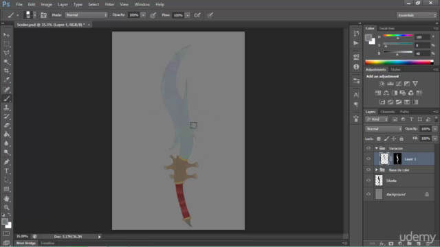 Curso de Diseño e Ilustracion de Armas para Videojuegos – Screenshot 3