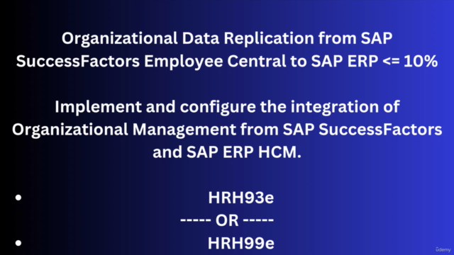 C_HRHFC_2311:SAP SuccessFactors Full Cloud/Core Hybrid – Screenshot 3